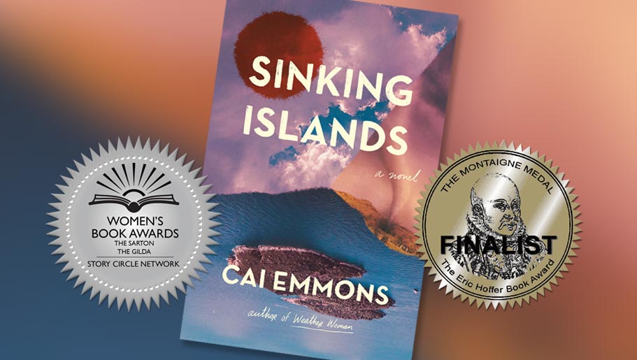 SINKING ISLANDS won the May Sarton Award and the Montaigne Award